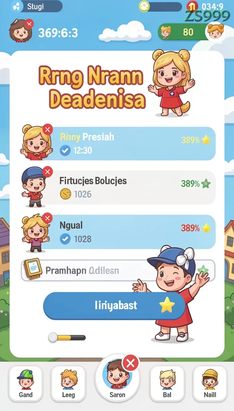 Cuplikan layar API5000 — menu navigasi