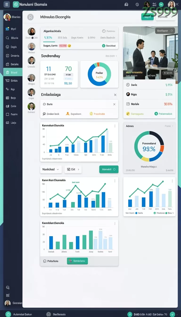 Cuplikan layar WDBOS — menu navigasi